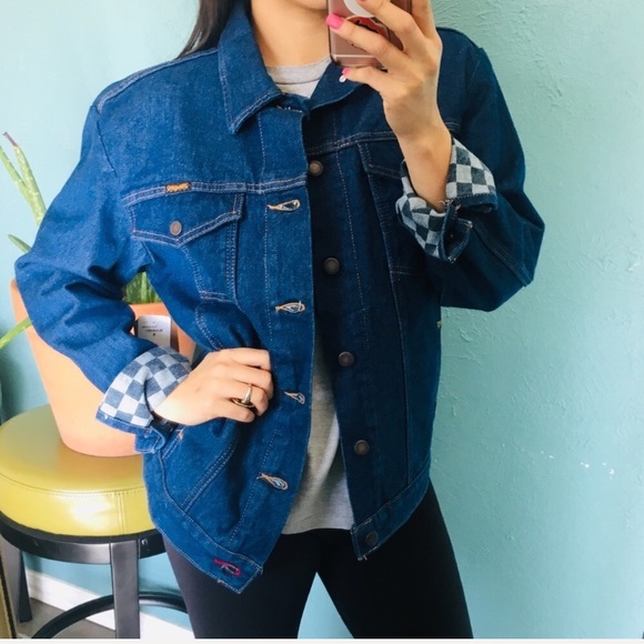 NWT Vans X Wrangler collab denim jean jacket - Picture 2 of 8